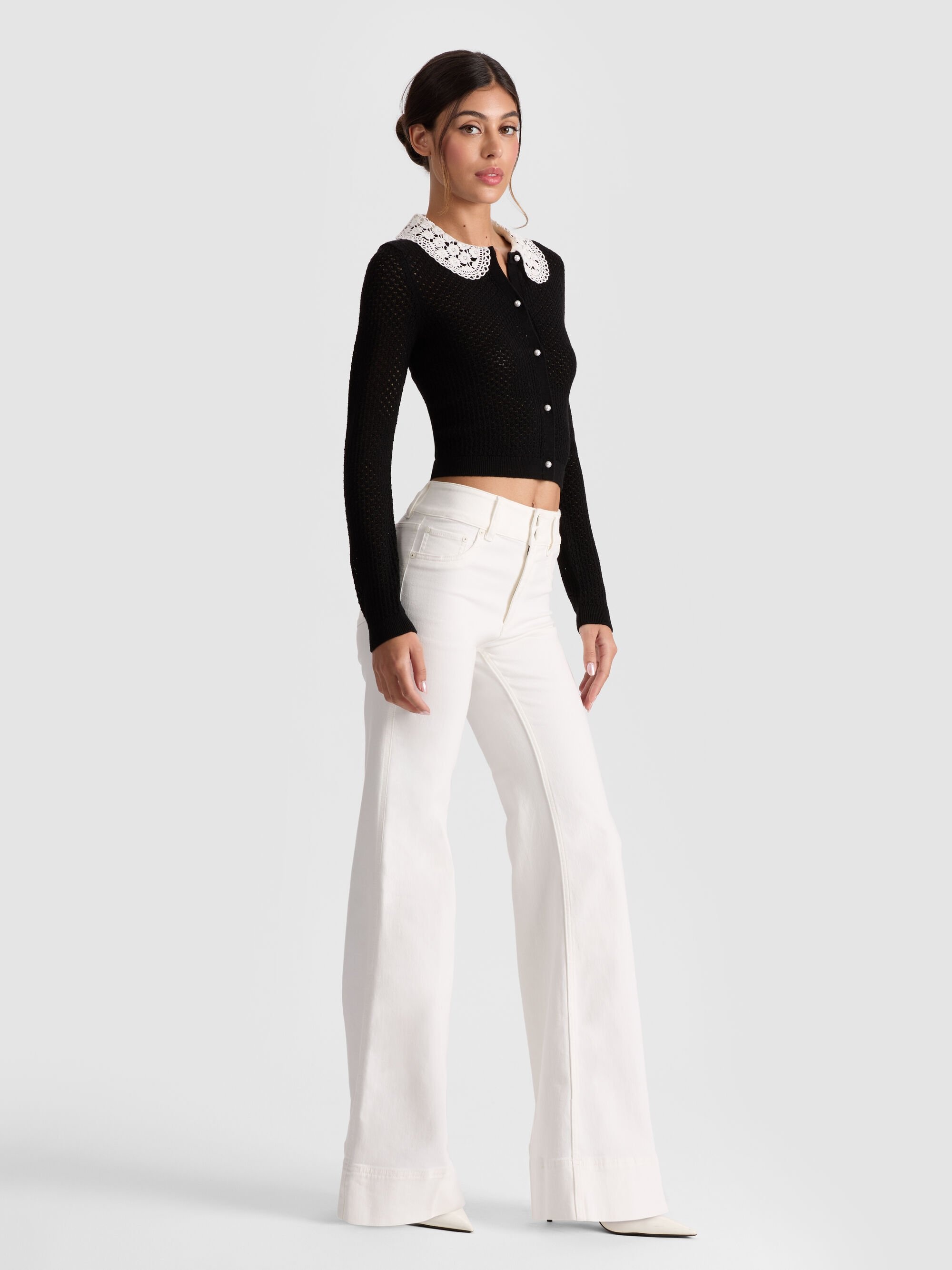 CARSON COLLARED CARDIGAN - 5