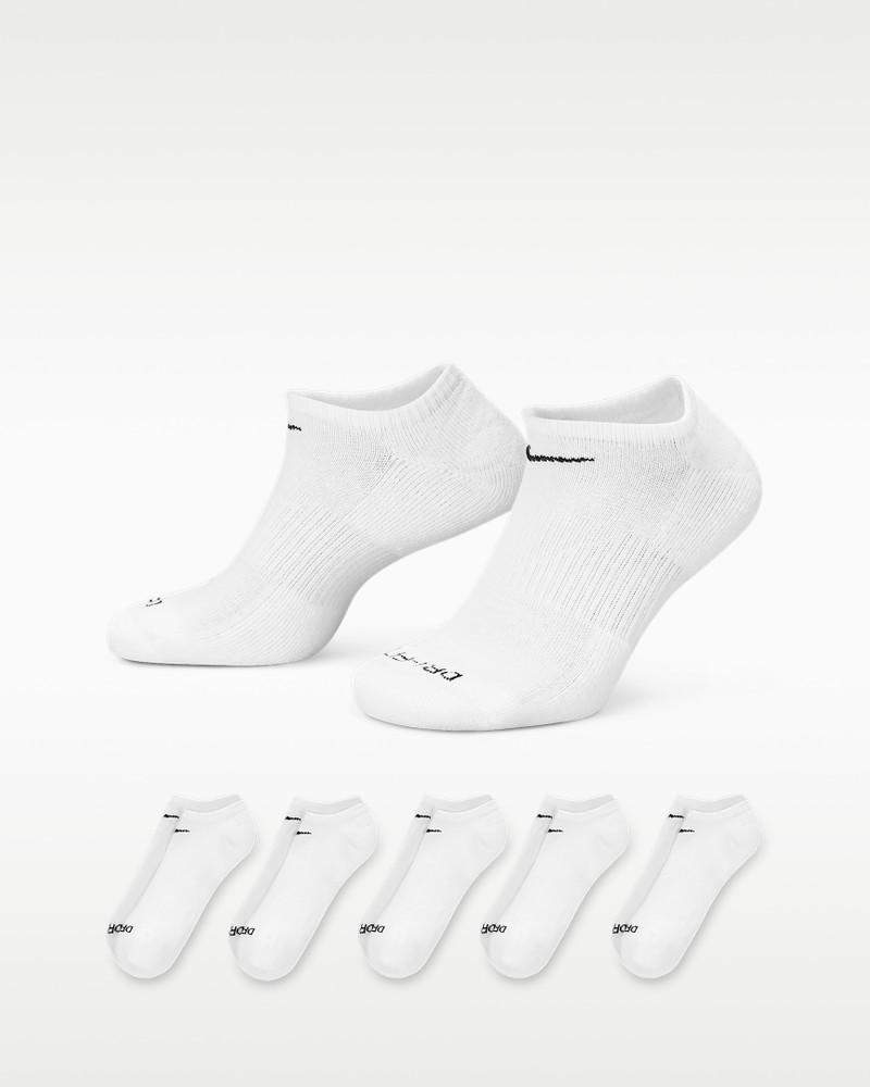 Nike Everyday Plus Cushioned Training No-Show Socks (6 Pairs) 1