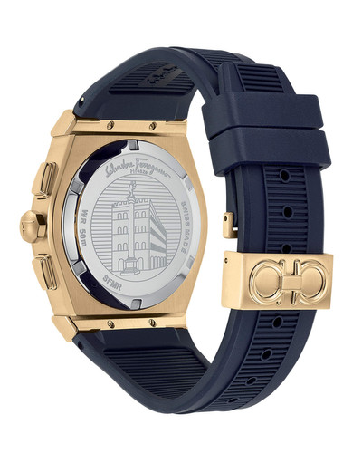 FERRAGAMO Men's Vega Chrono IP Yellow Gold Watch, 42mm outlook