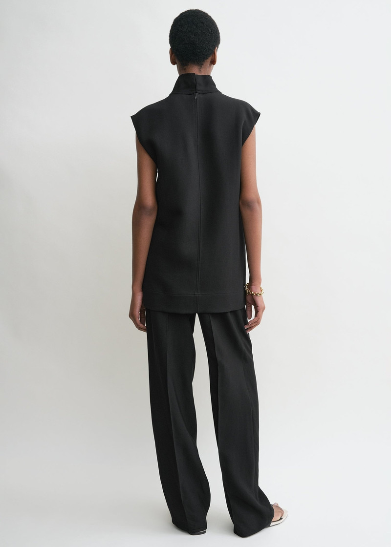 High neck top black 4