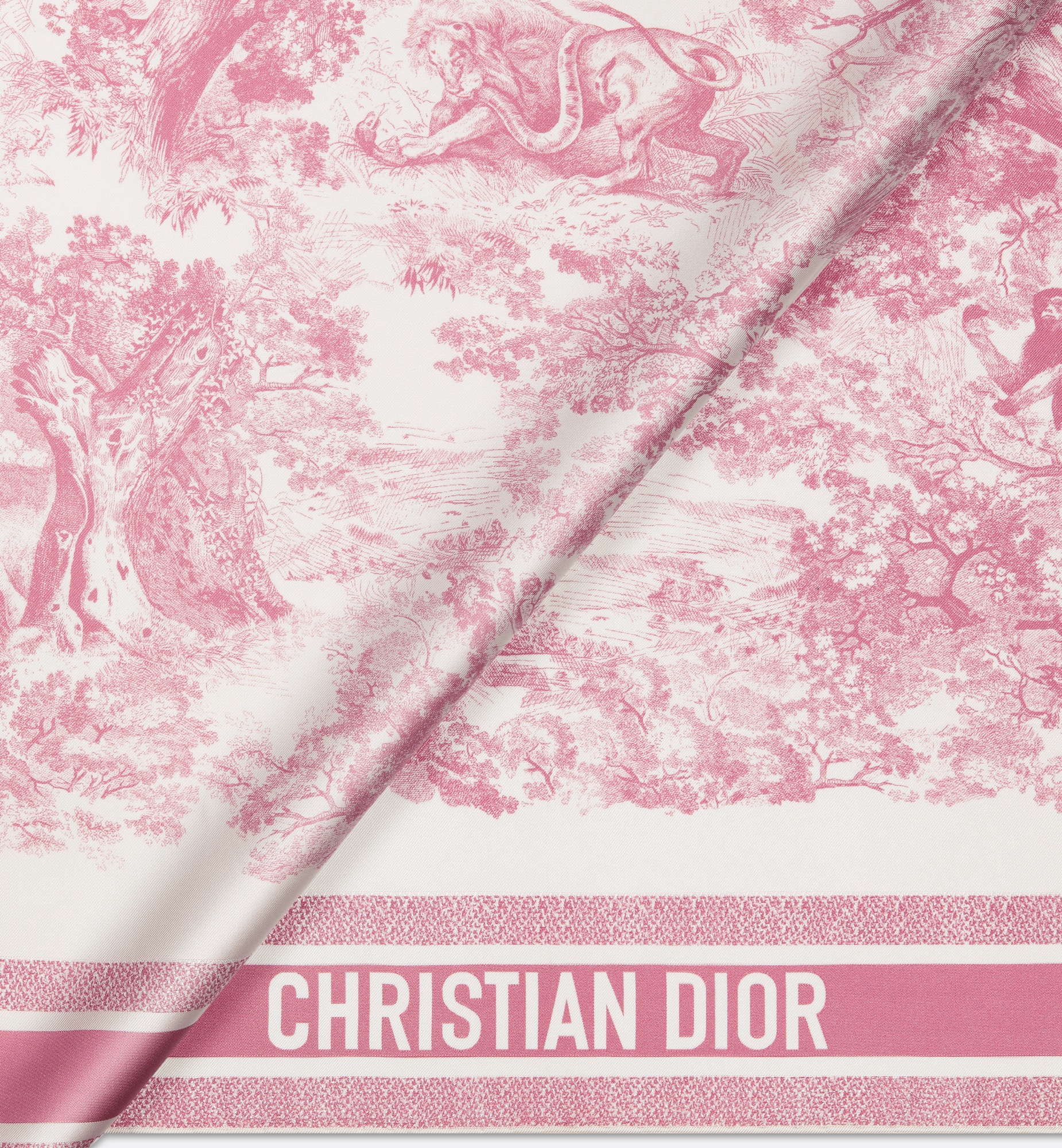 Dioriviera Toile de Jouy Sauvage 90 Square Scarf - 2