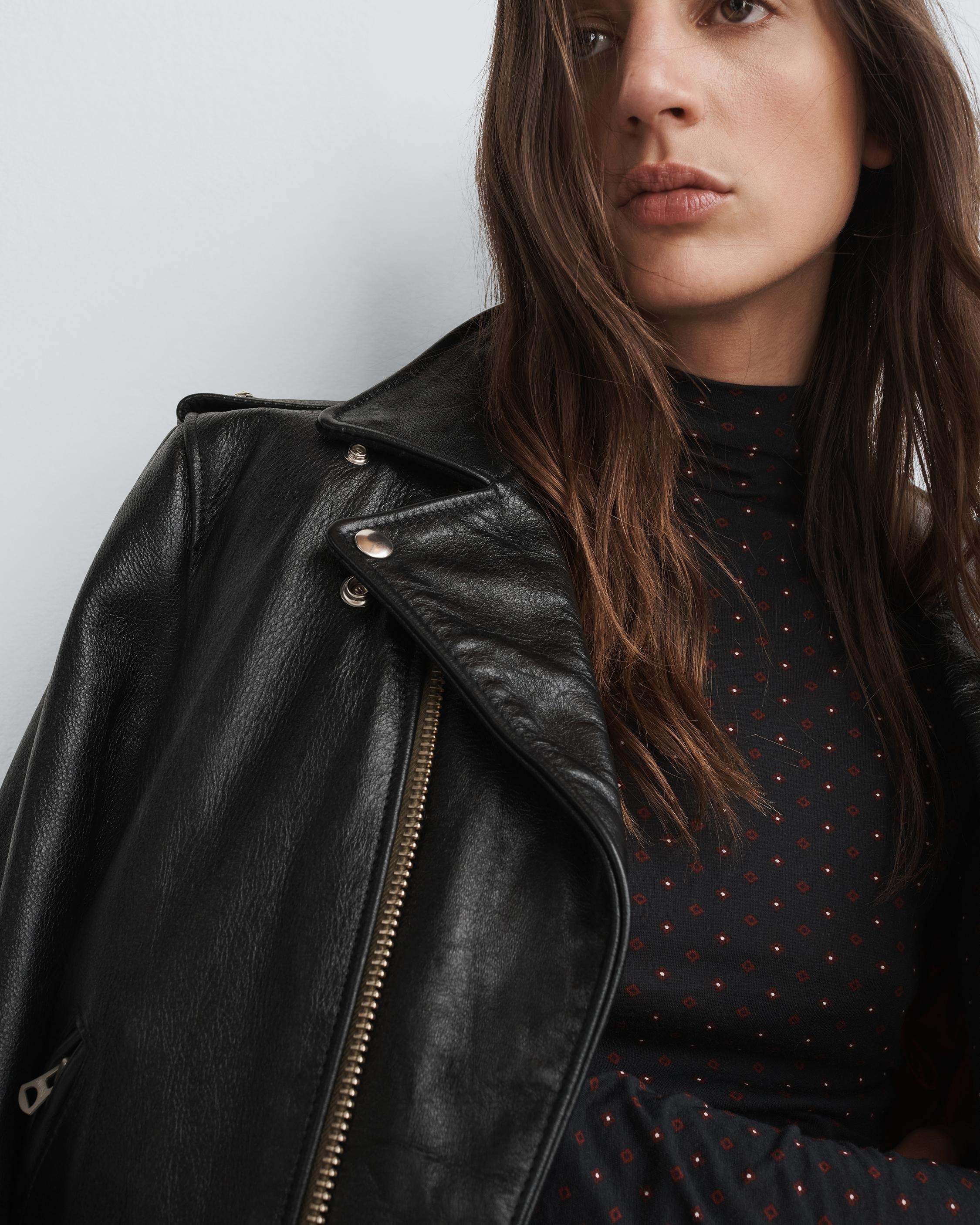 Dallas Leather Moto Jacket
Relaxed Fit - 6
