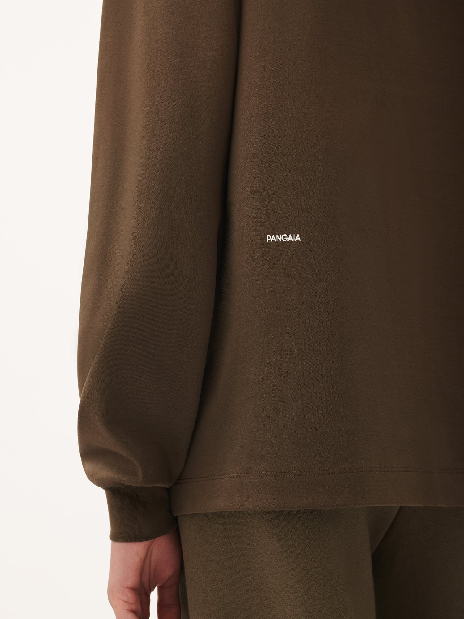 Womens DNA Long Sleeve T-Shirt - Cacoa Brown - 4