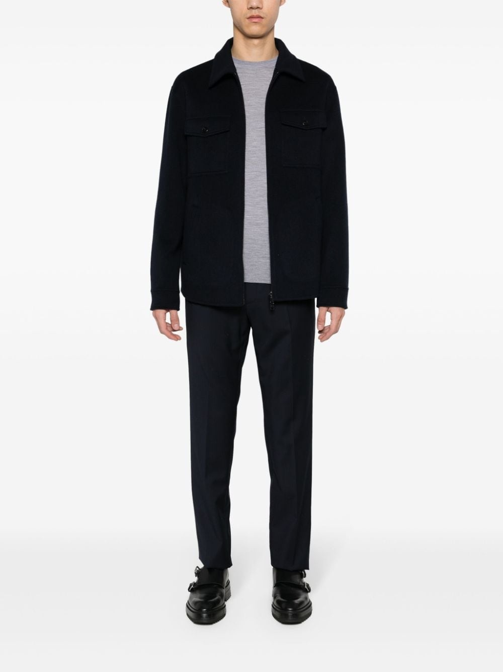 fine-knit wool jumper - 2