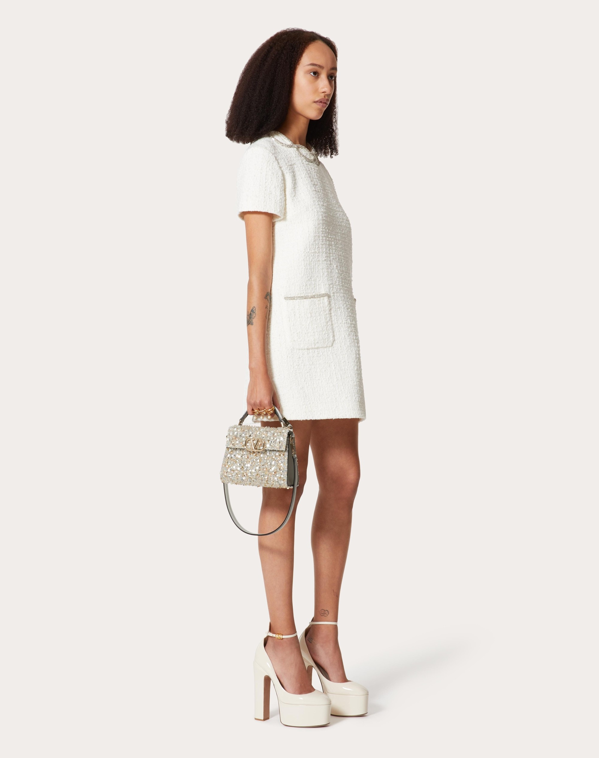 MINI VSLING HANDBAG WITH 3D EMBROIDERY - 2