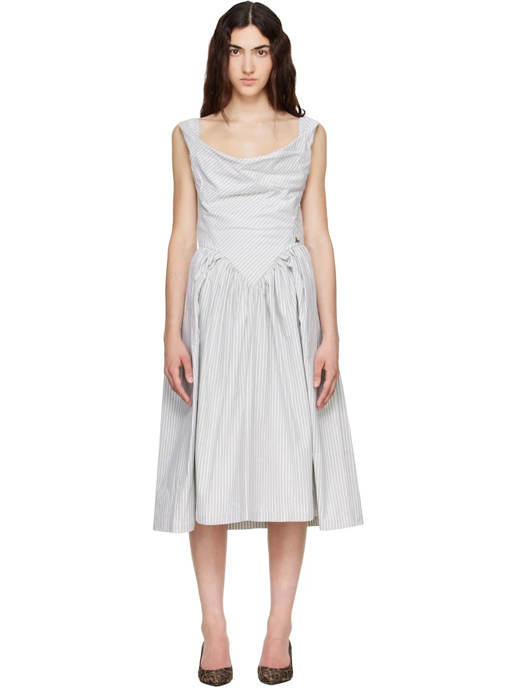 Gray Sunday Midi Dress - 1