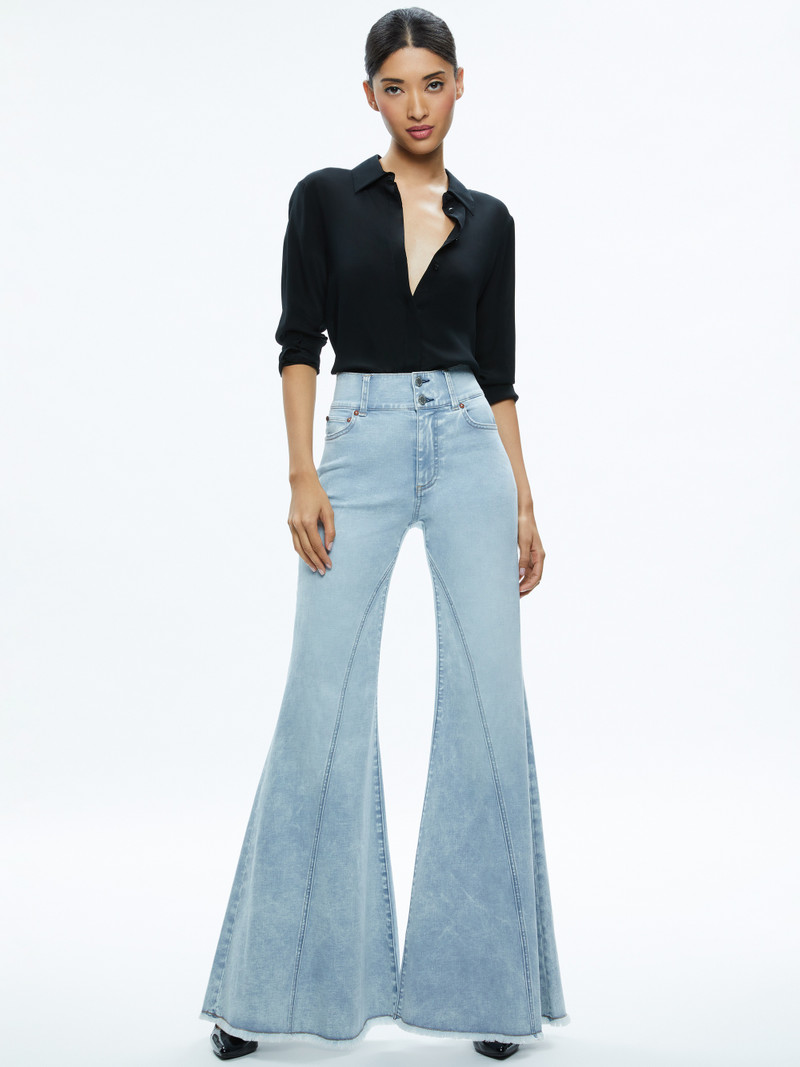 BEAUTIFUL SEAMED WIDE LEG JEAN 5