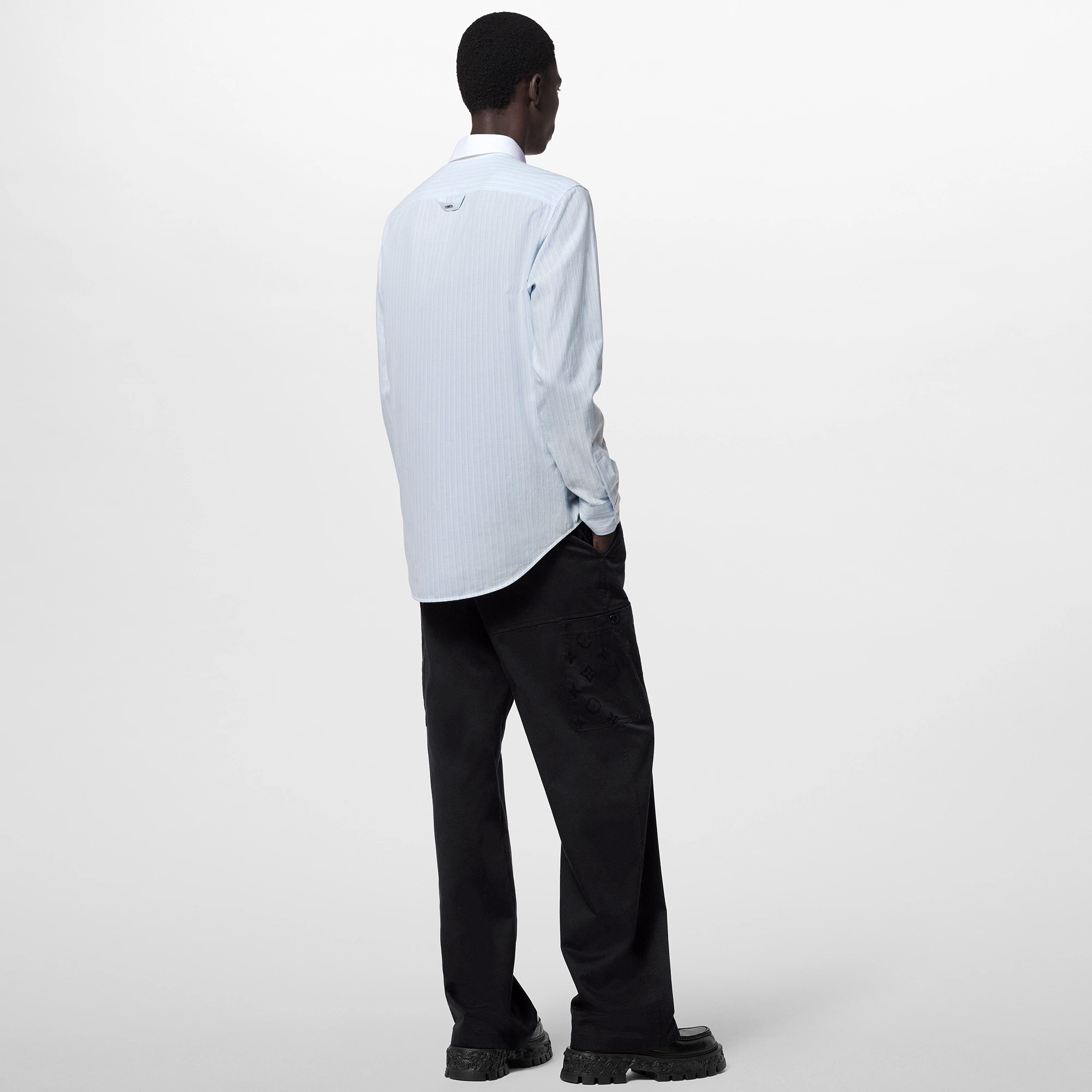 Long-Sleeved Cotton And Cashmere Shirt - 3