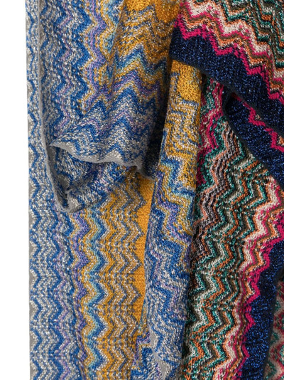 Missoni zigzag-pattern scarf outlook