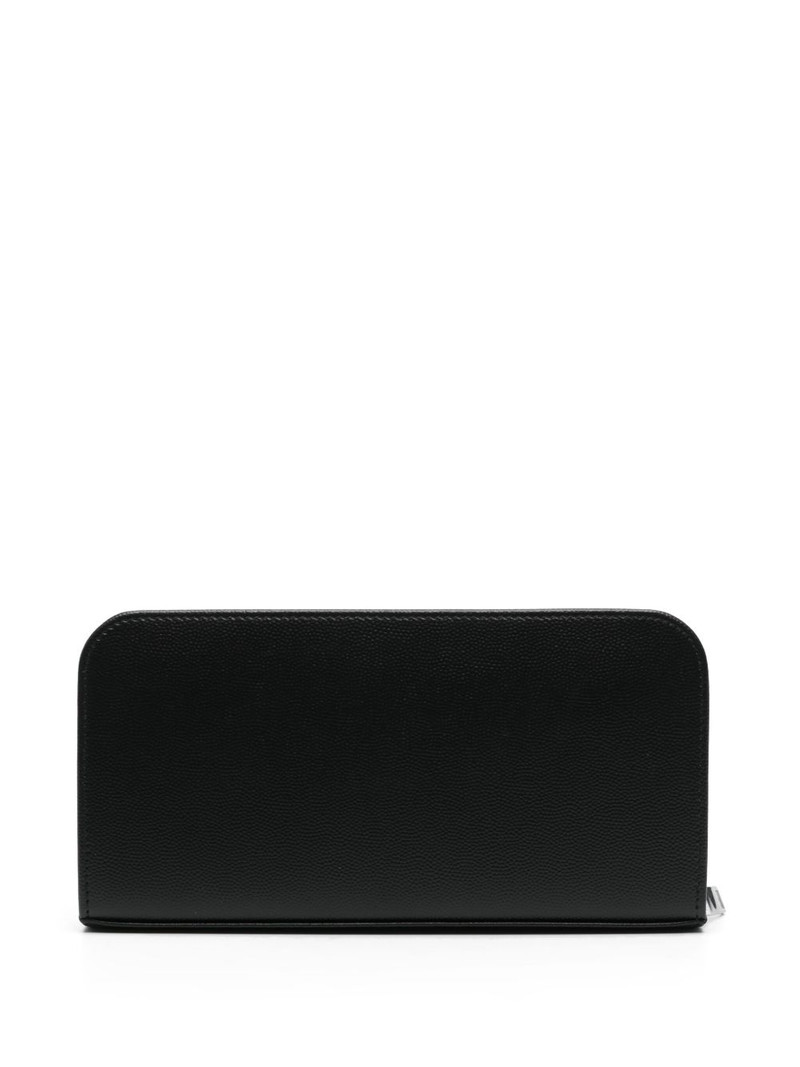 SAINT LAURENT logo-stamp wallet outlook