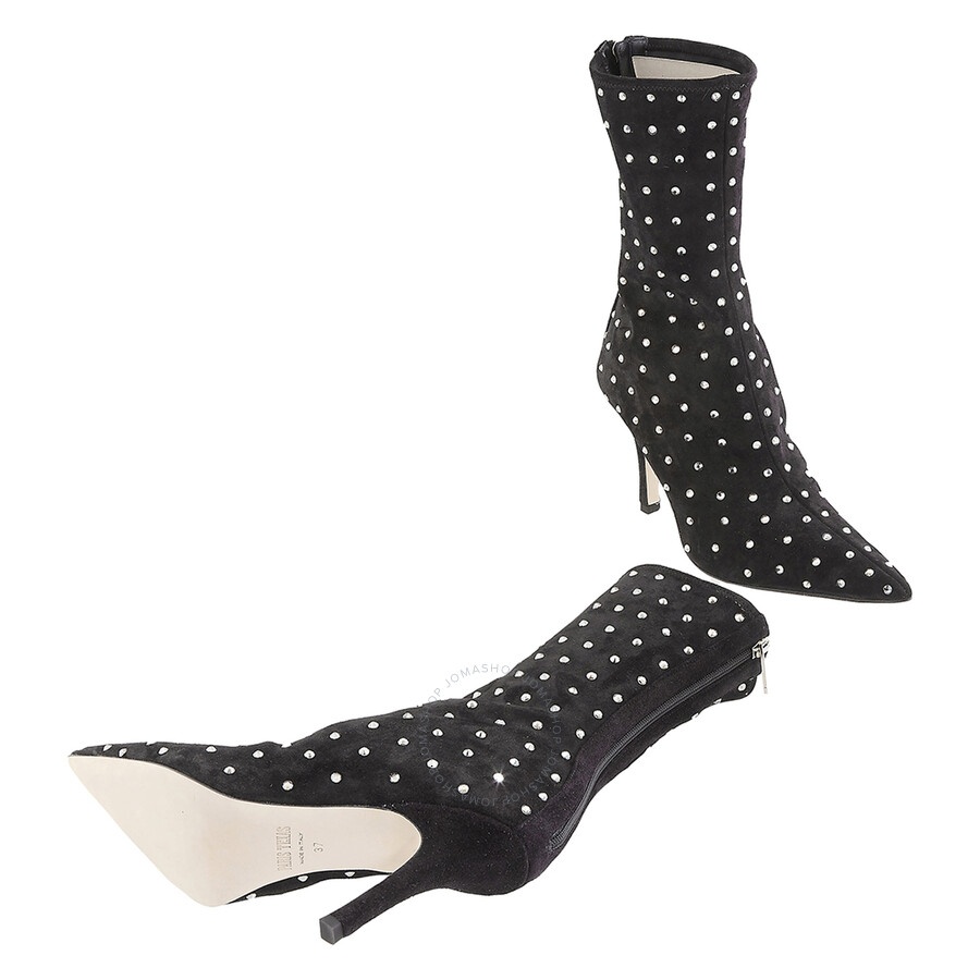 Paris Texas Ladies Black Diamond Holly Mama Ankle Boots - 2