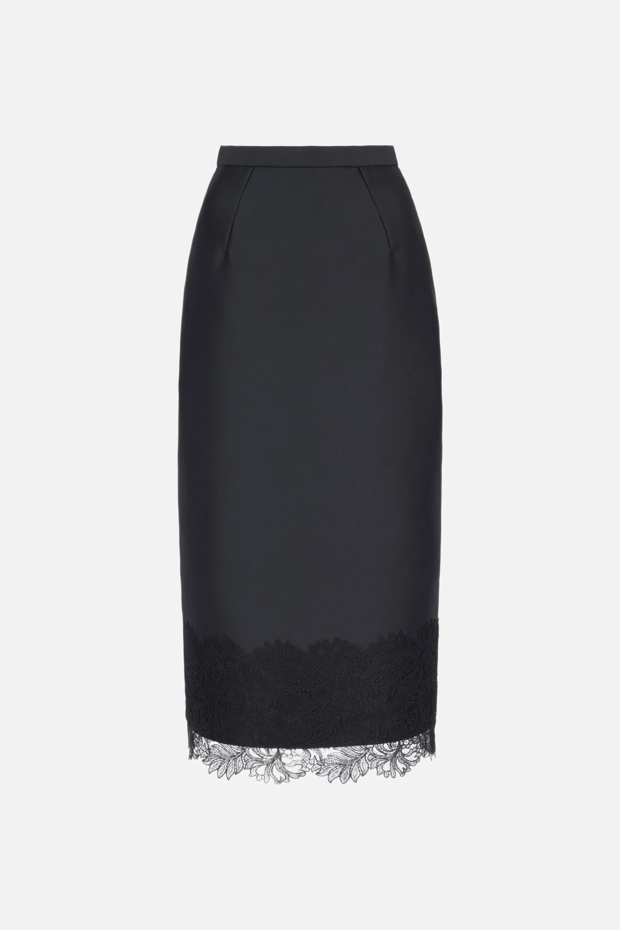 Winny Skirt in Black Cloque - 1