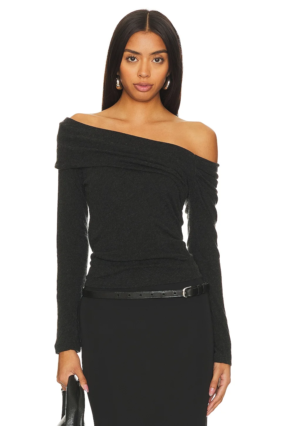Cashmere One-shoulder Top - 1