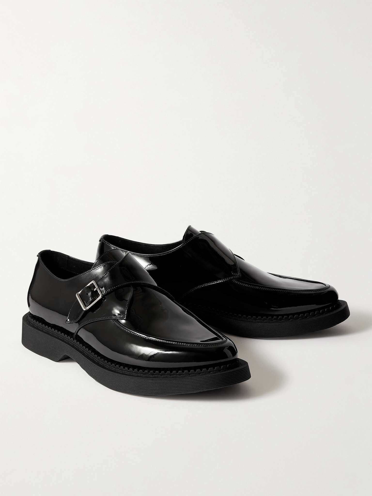 Anthony Patent-Leather Monk-Strap Shoes - 4