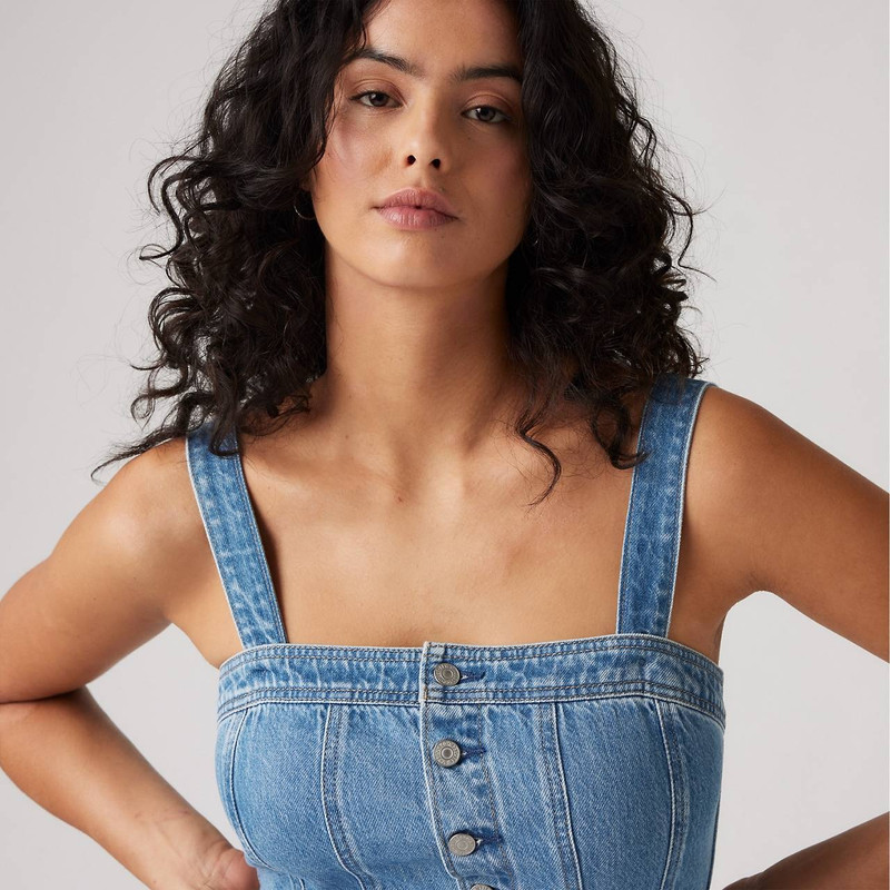 ICONIC BUTTON-UP DRESS 5