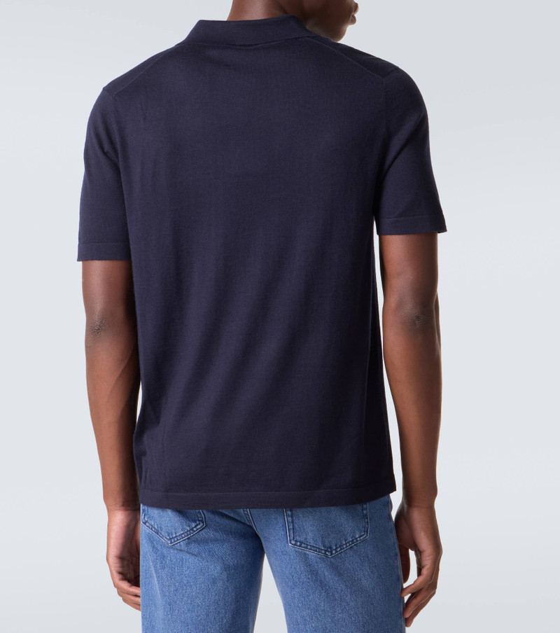 Cashmere and silk polo sweater 4
