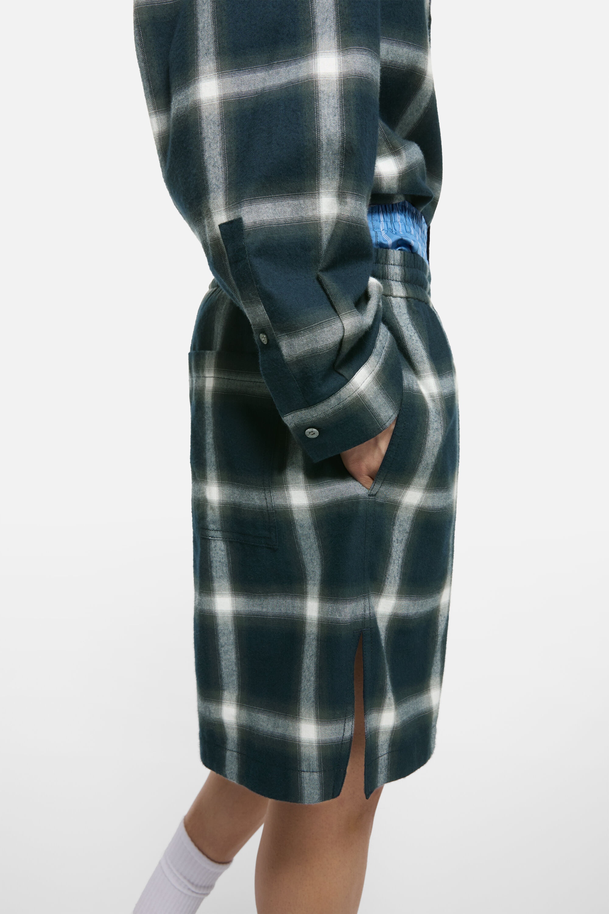 Check shorts - Navy/multi - 4
