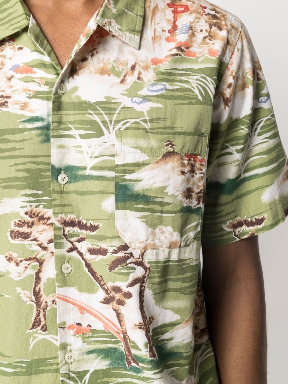 graphic-print short-sleeve shirt - 5