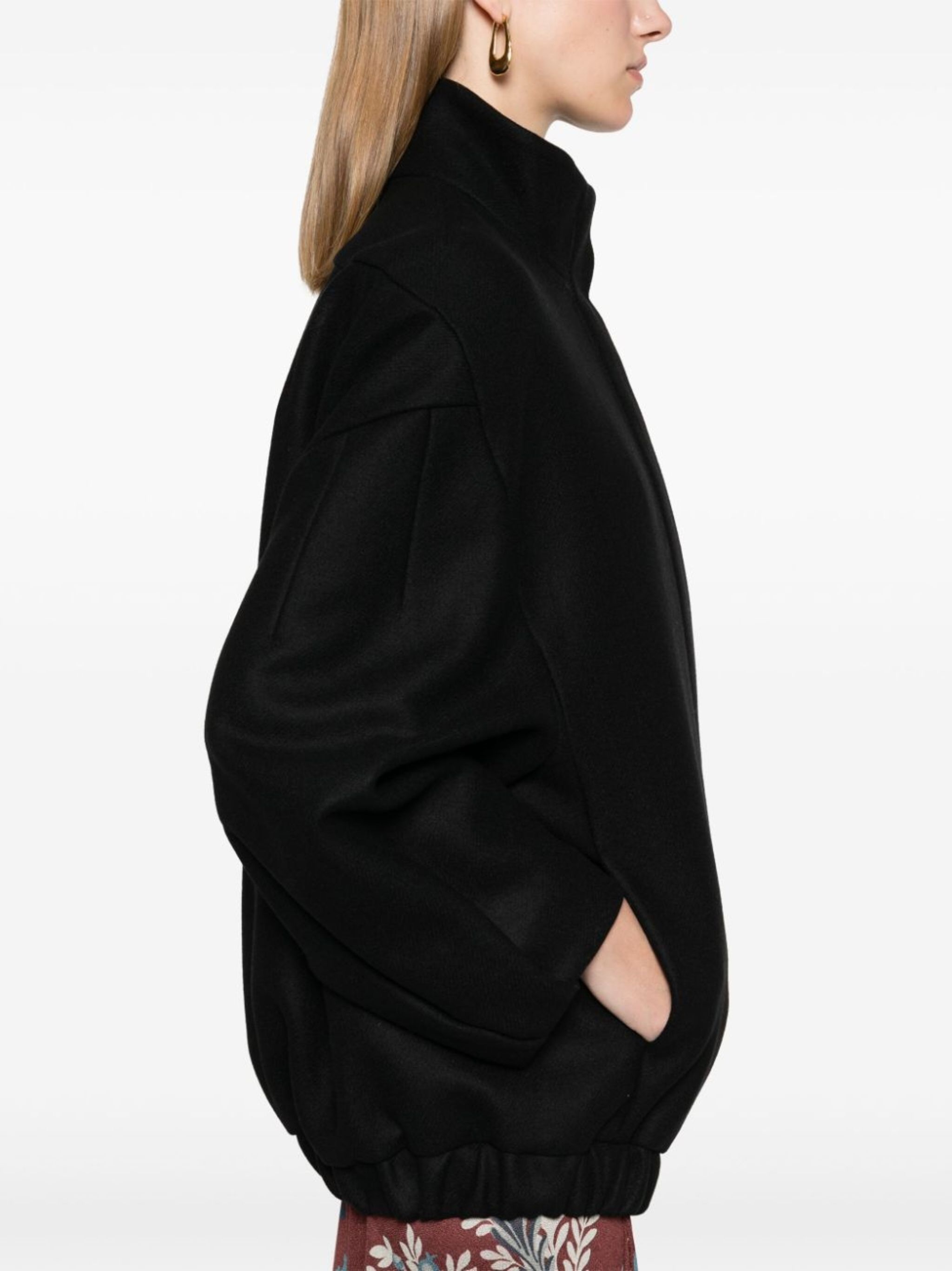 felted-finish jacket - 5