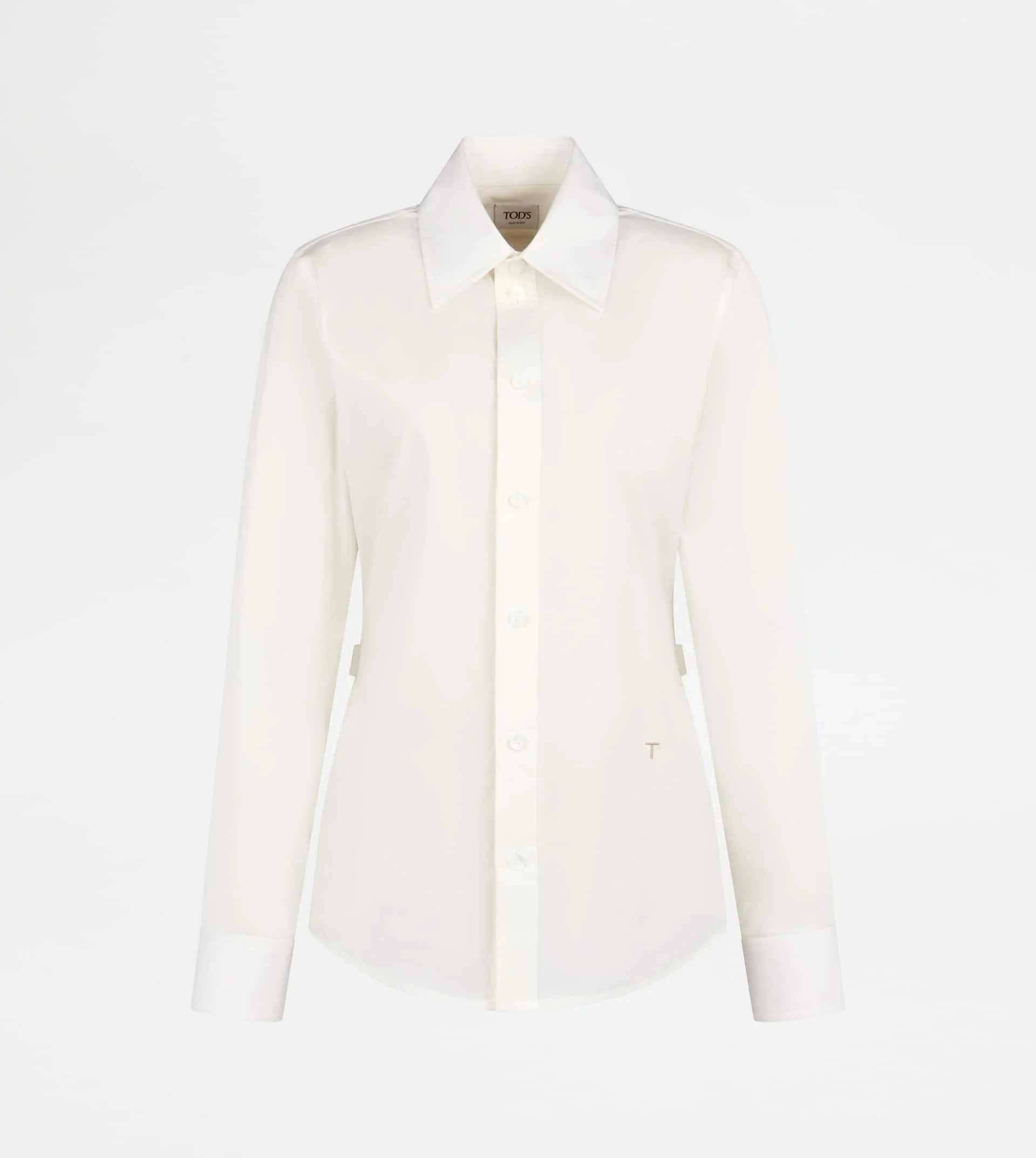 SHIRT IN POPLIN - WHITE - 1