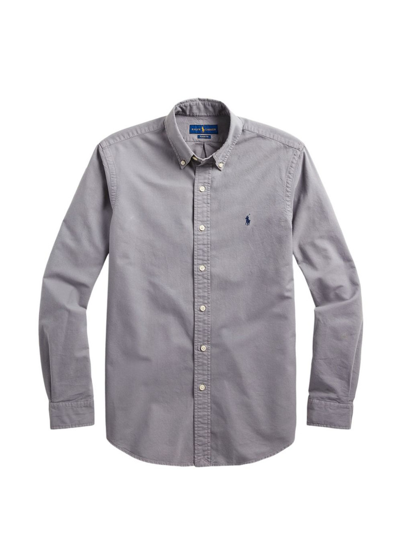 buttoned logo shirt 1