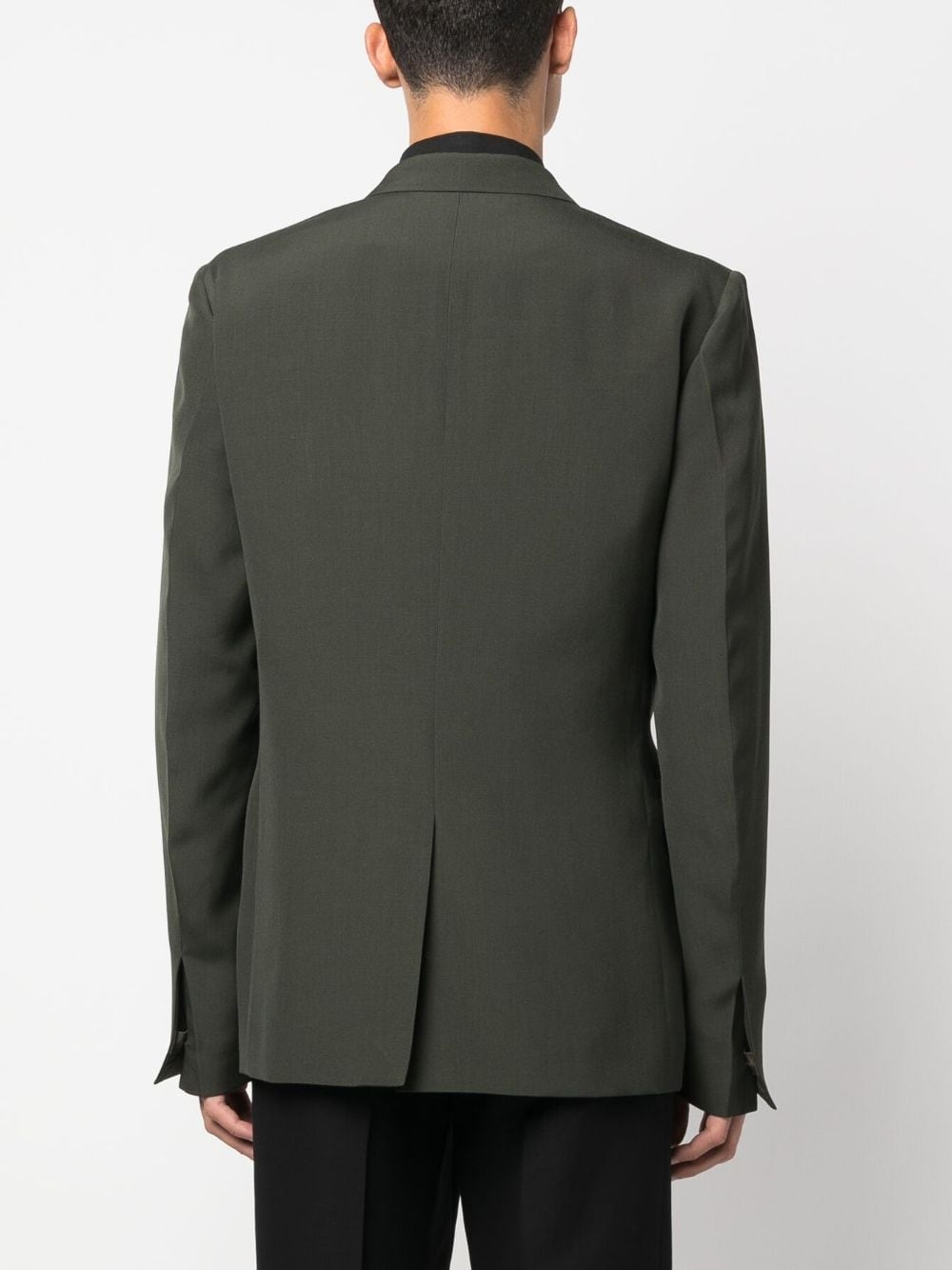 U-Lock buckle wool blazer - 4