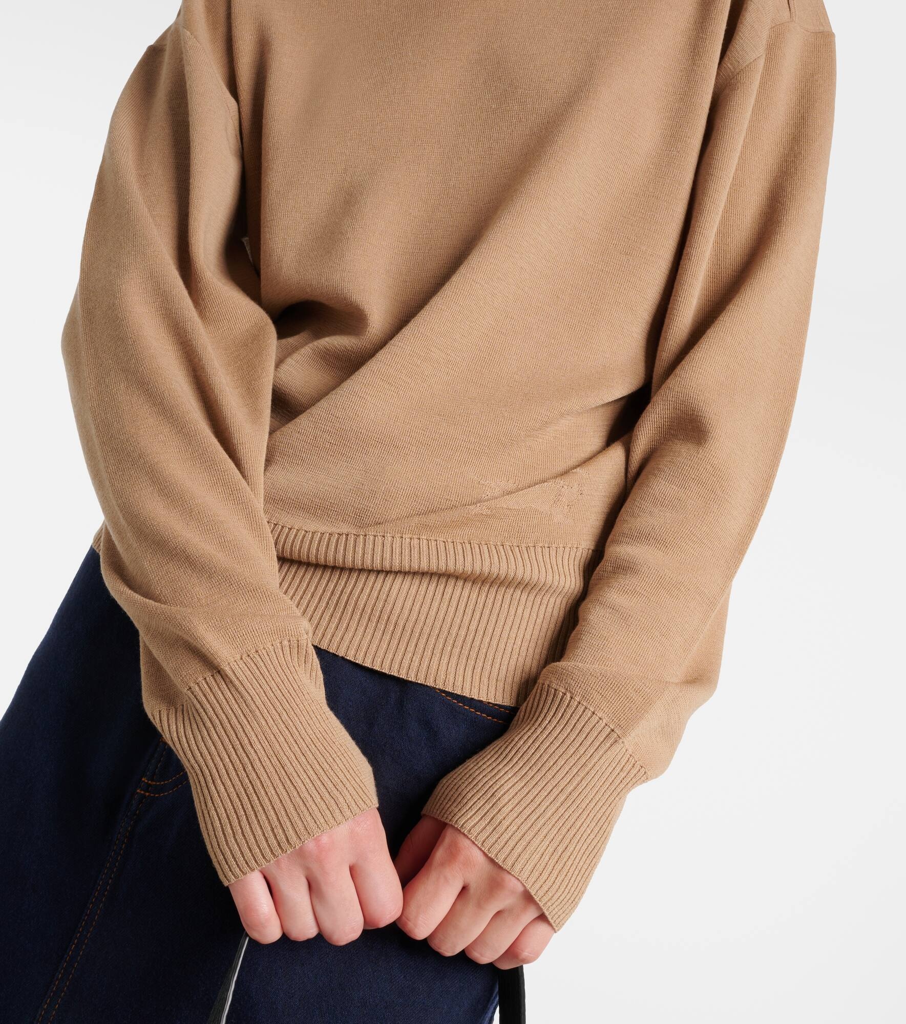 Turtleneck wool top - 5