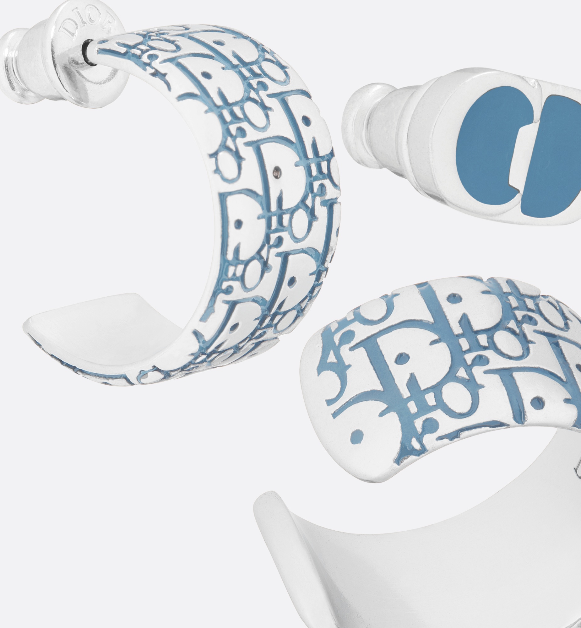 Dior Oblique Earring Set - 3