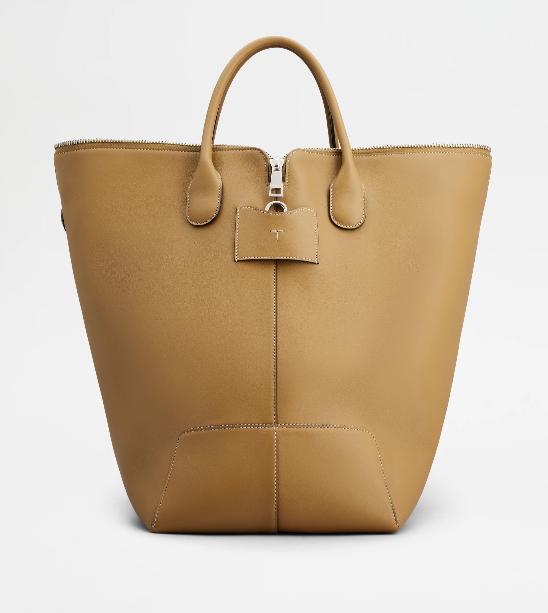 TOD'S DI BAG SWING IN LEATHER LARGE - BROWN - 1
