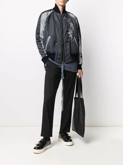 Greg Lauren embroidered California bomber jacket outlook