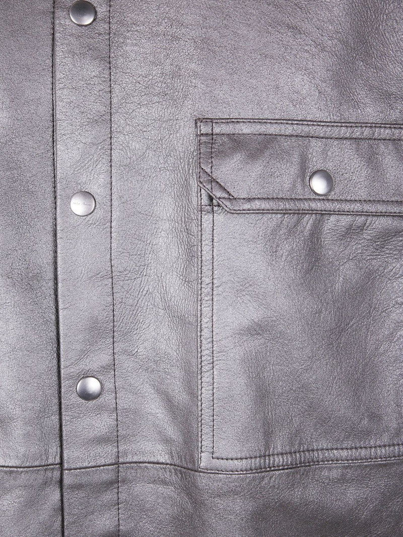 Rick Owens 가죽 점보 Outershirt 3