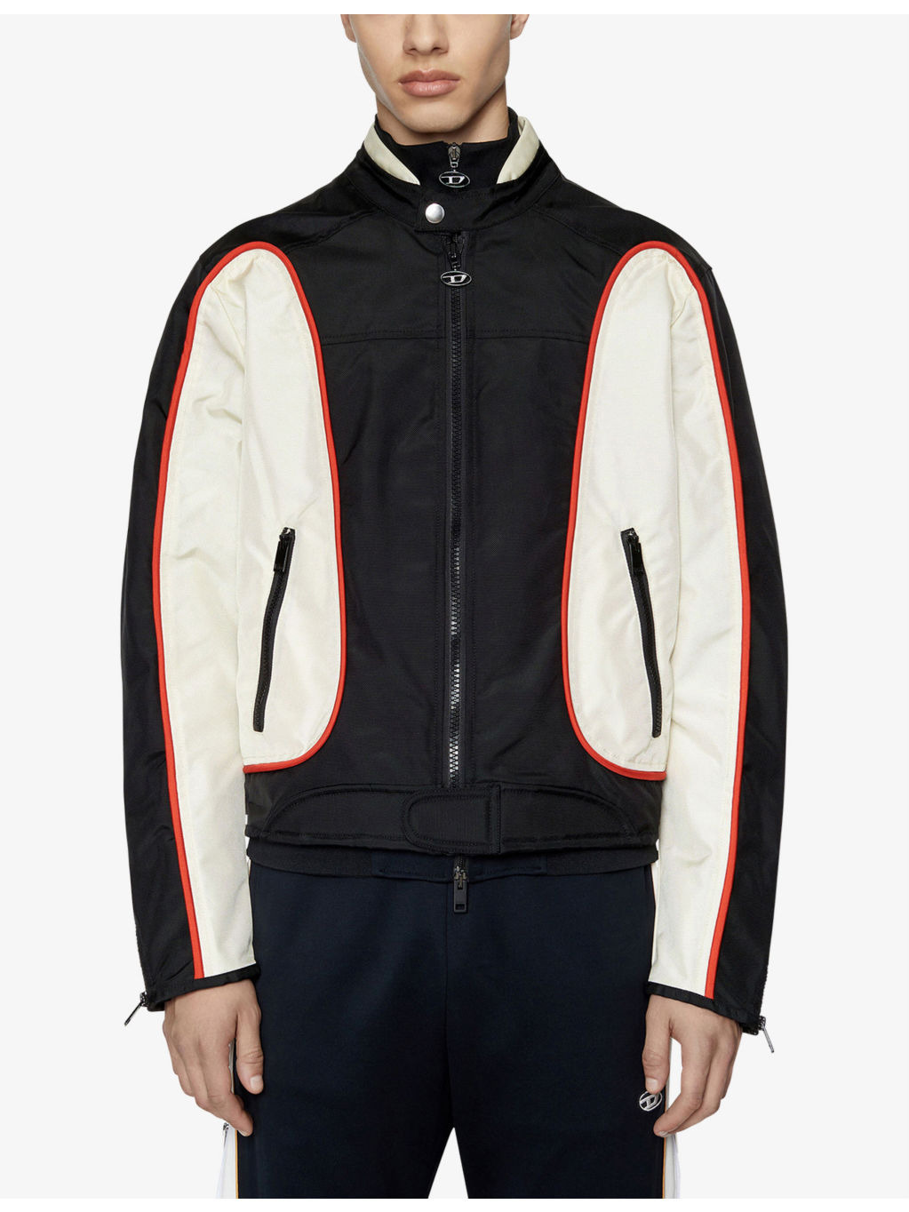 J-Blink contrast-panelled regular-fit woven jacket - 3
