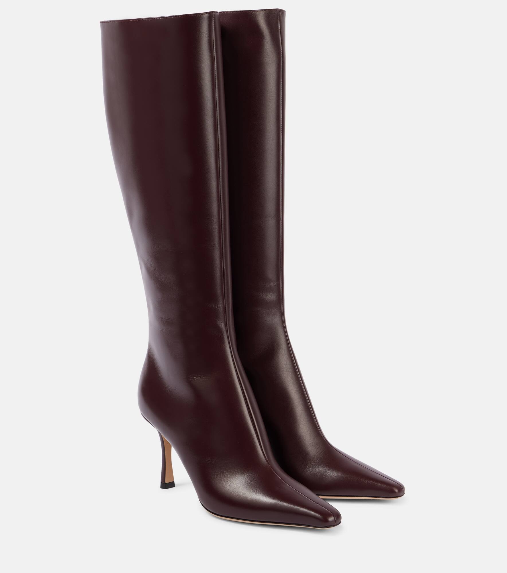 Agathe 85 leather knee-high boots - 1