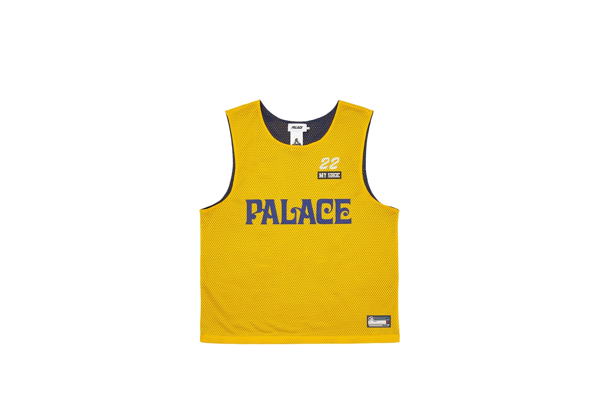 MESH PRACTICE VEST NAVY / YELLOW - 3
