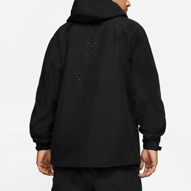 Nike x Drake NOCTA Series Windproof Breathable Sports Hooded Jacket Asia Edition Black DA4114-010 - 5