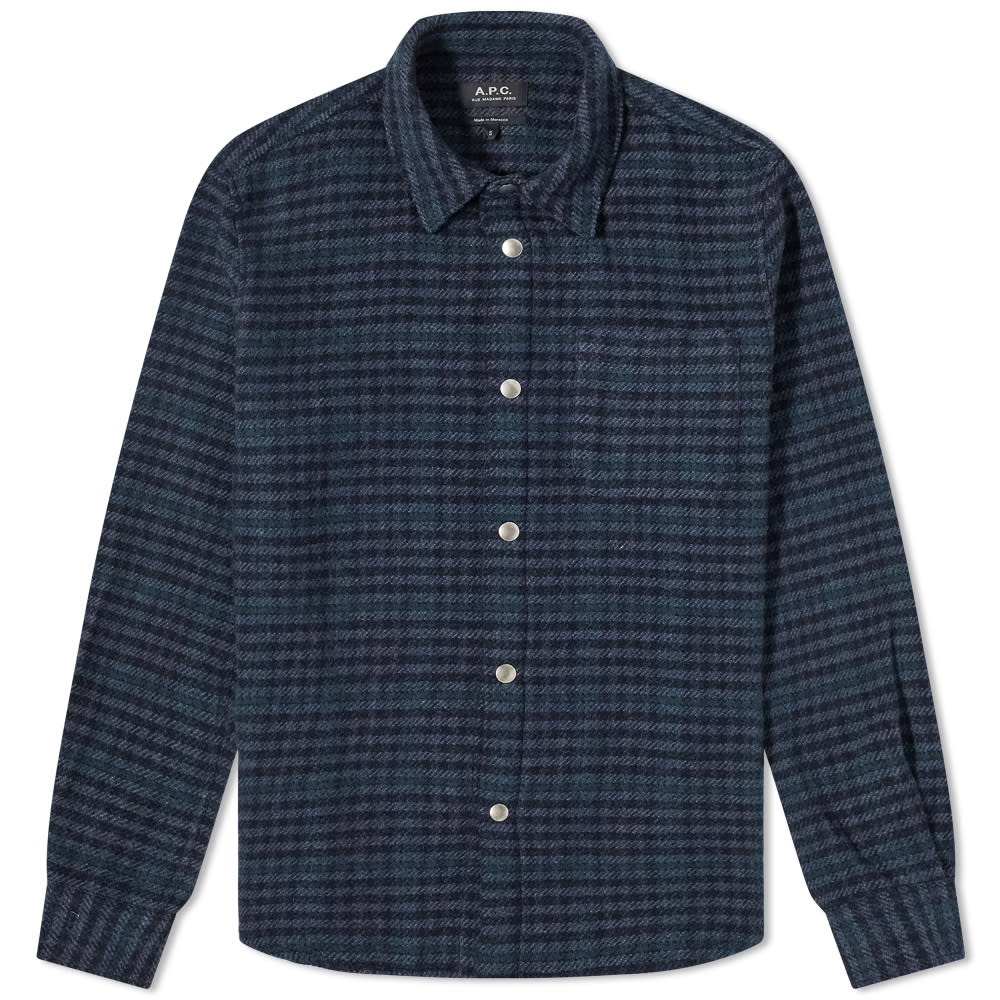 A.P.C. Trek Recycled Check Overshirt - 1