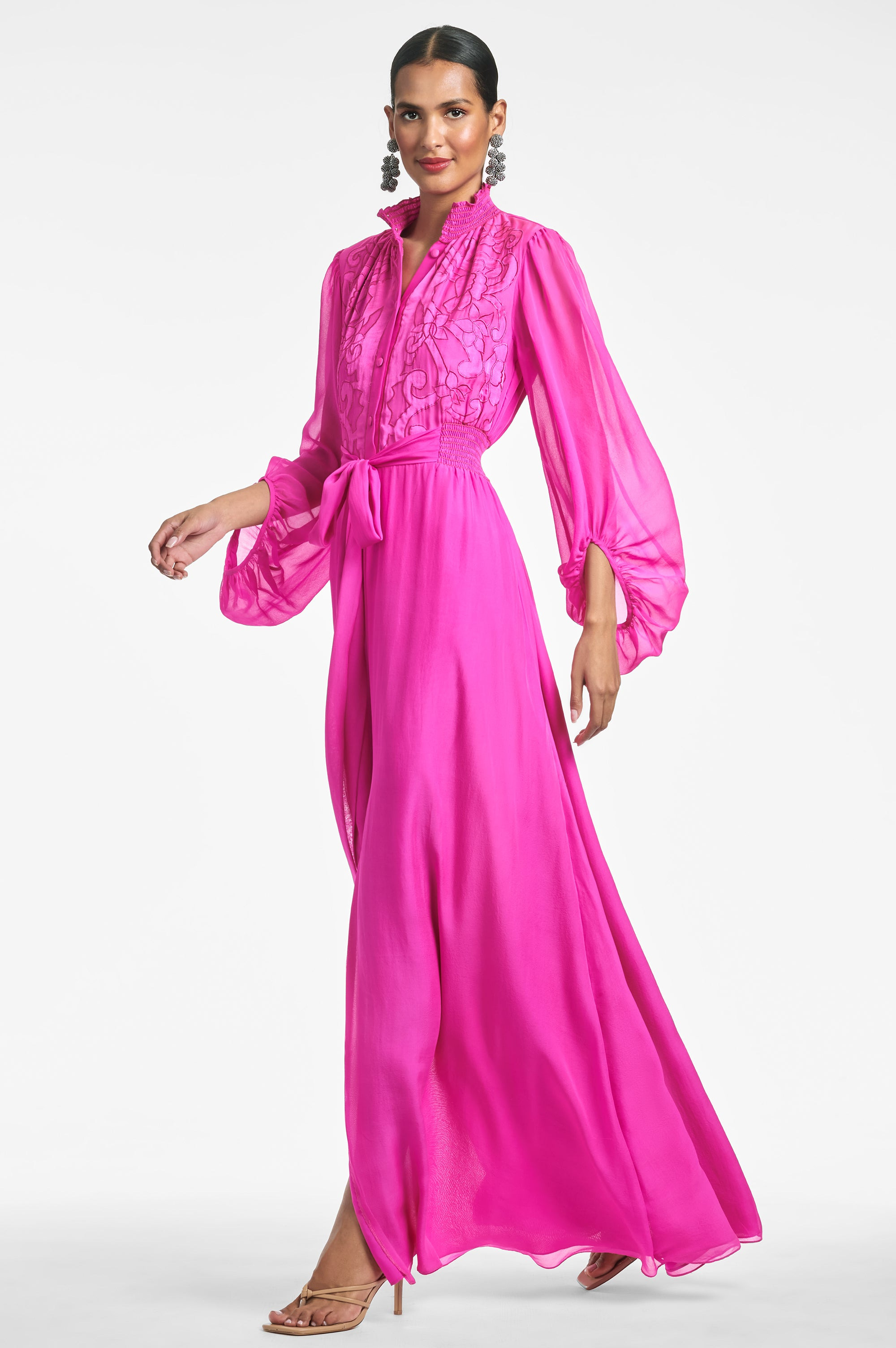 Beatrix Gown - Fuchsia - 2