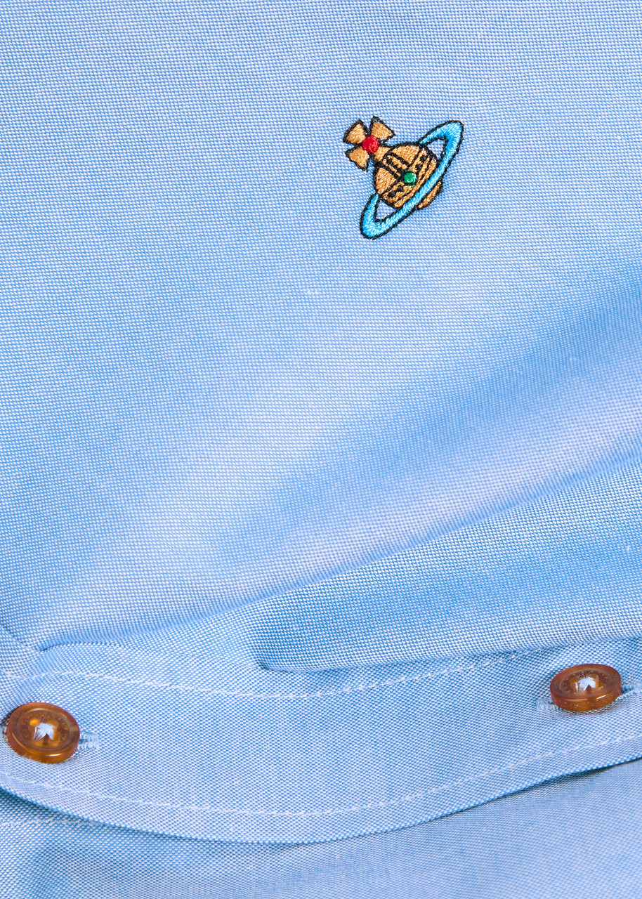 Vivienne Westwood Krall Logo-embroidered Cotton Shirt - 5