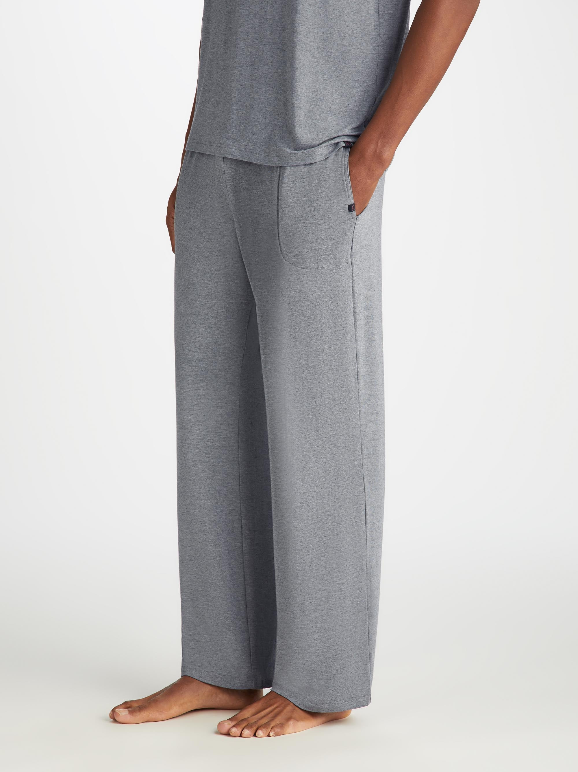Men's Lounge Trousers Marlowe Micro Modal Stretch Charcoal - 3