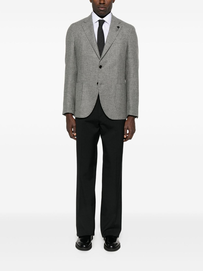 LARDINI houndstooth blazer outlook