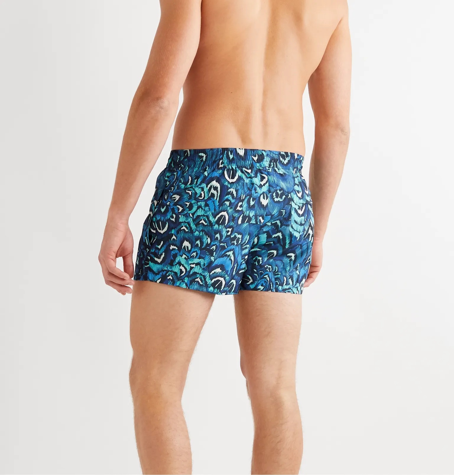 Slim-Fit Short-Length Printed Swim Shorts - 3