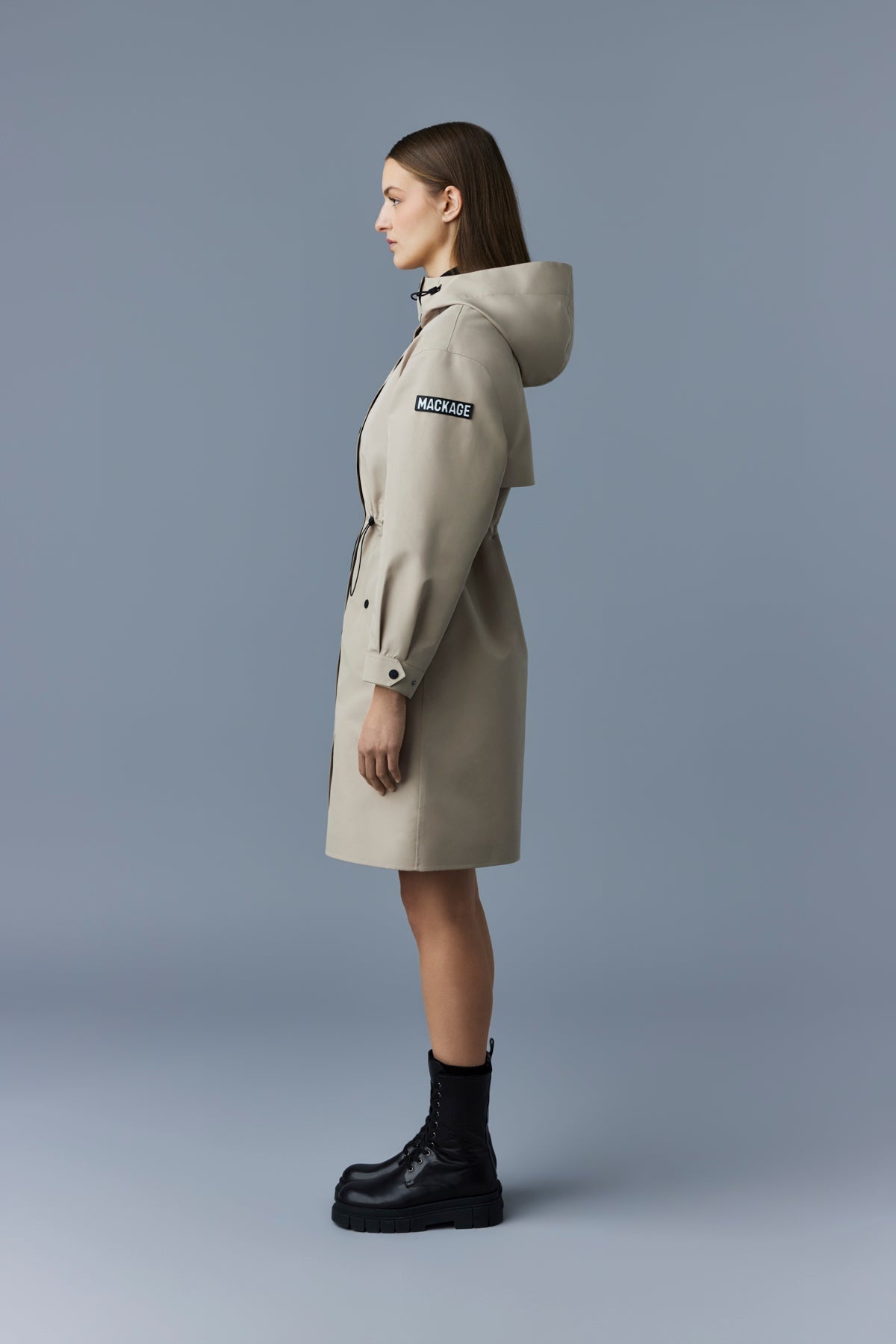 MACKAGE BREER Long 2-in-1 rain parka with removable liner