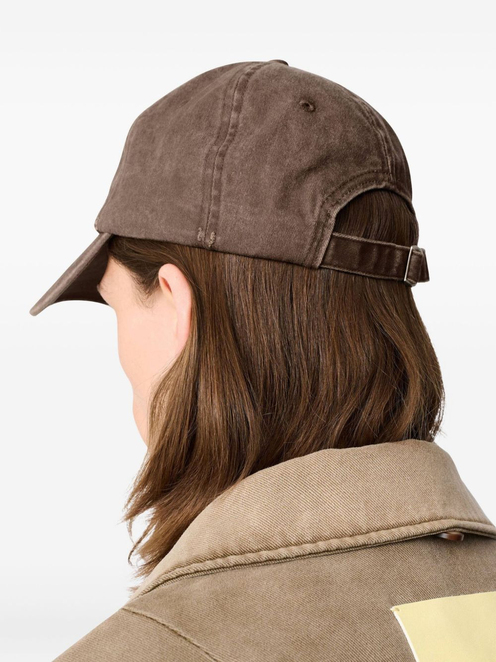 The Chain Stitch embroidered baseball cap - 3