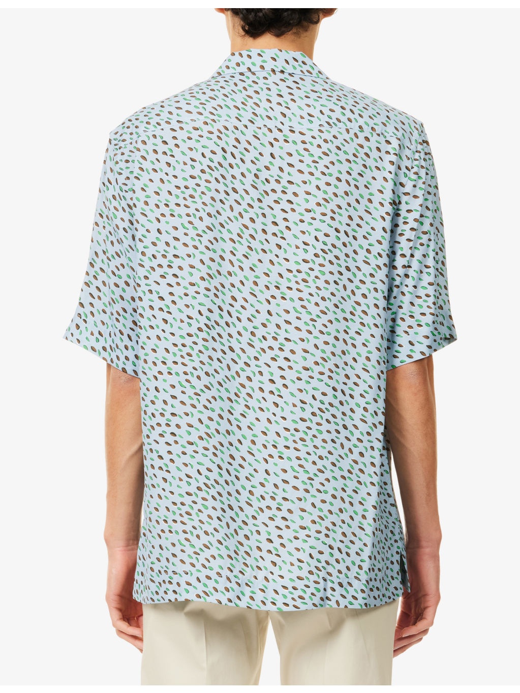 Graphic-Print Regular-Fit Woven Shirt - 4