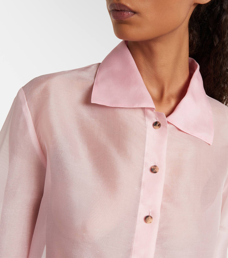 Jasen silk organza shirt 4