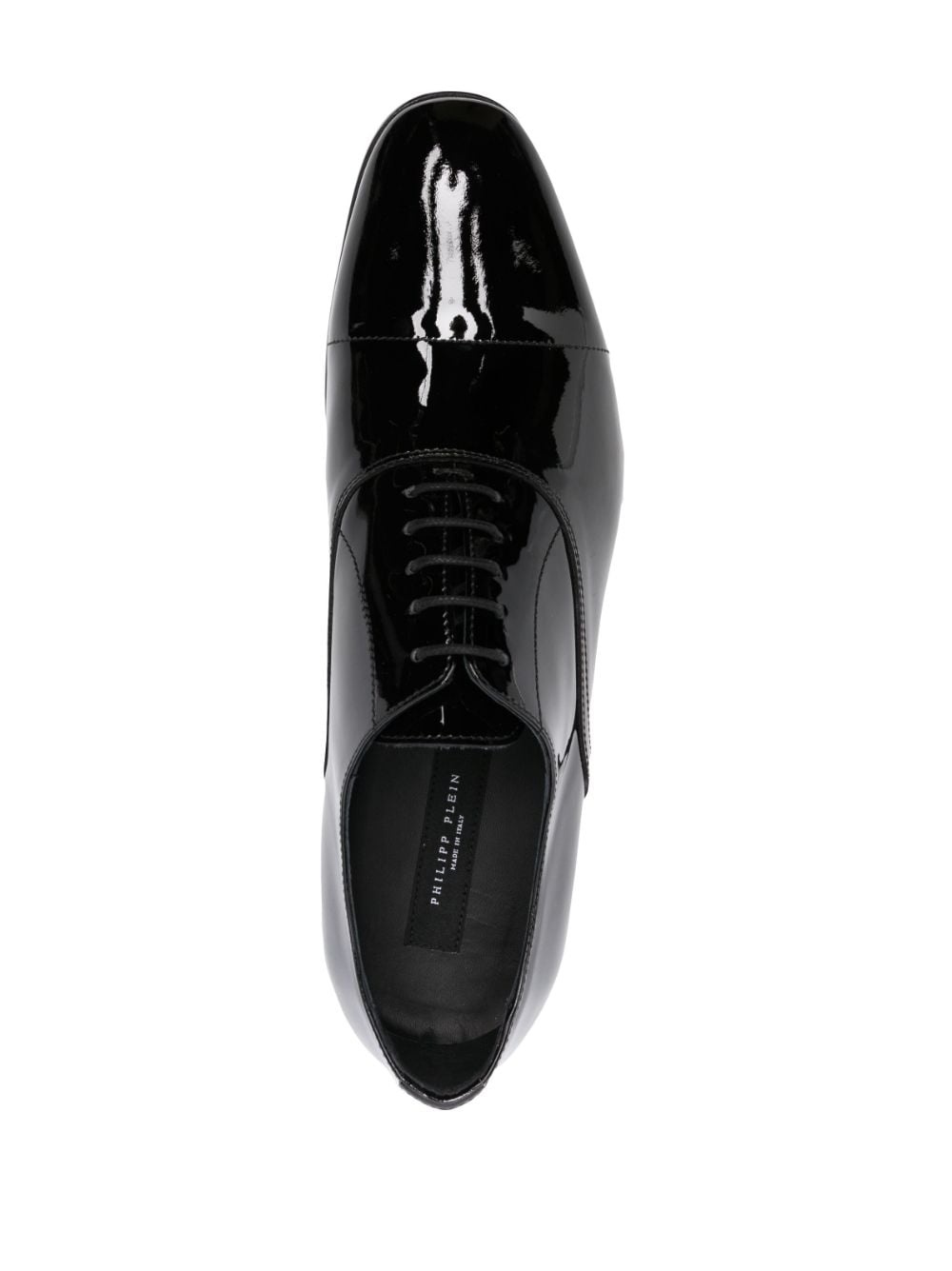 patent-leather Oxford shoes - 4