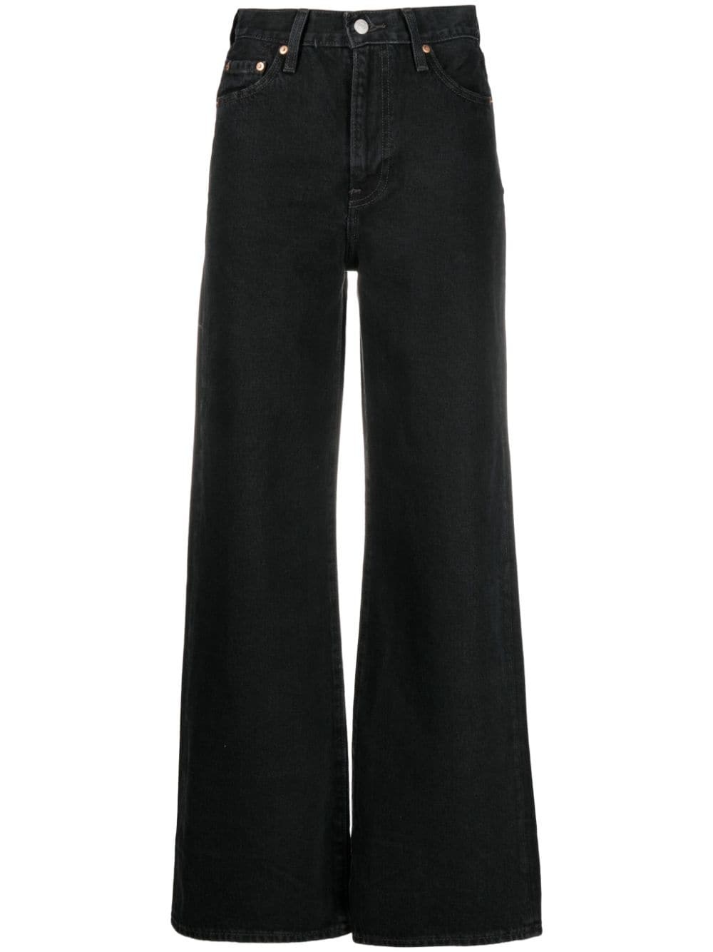 Ribcage high-waisted wide-leg jeans - 1