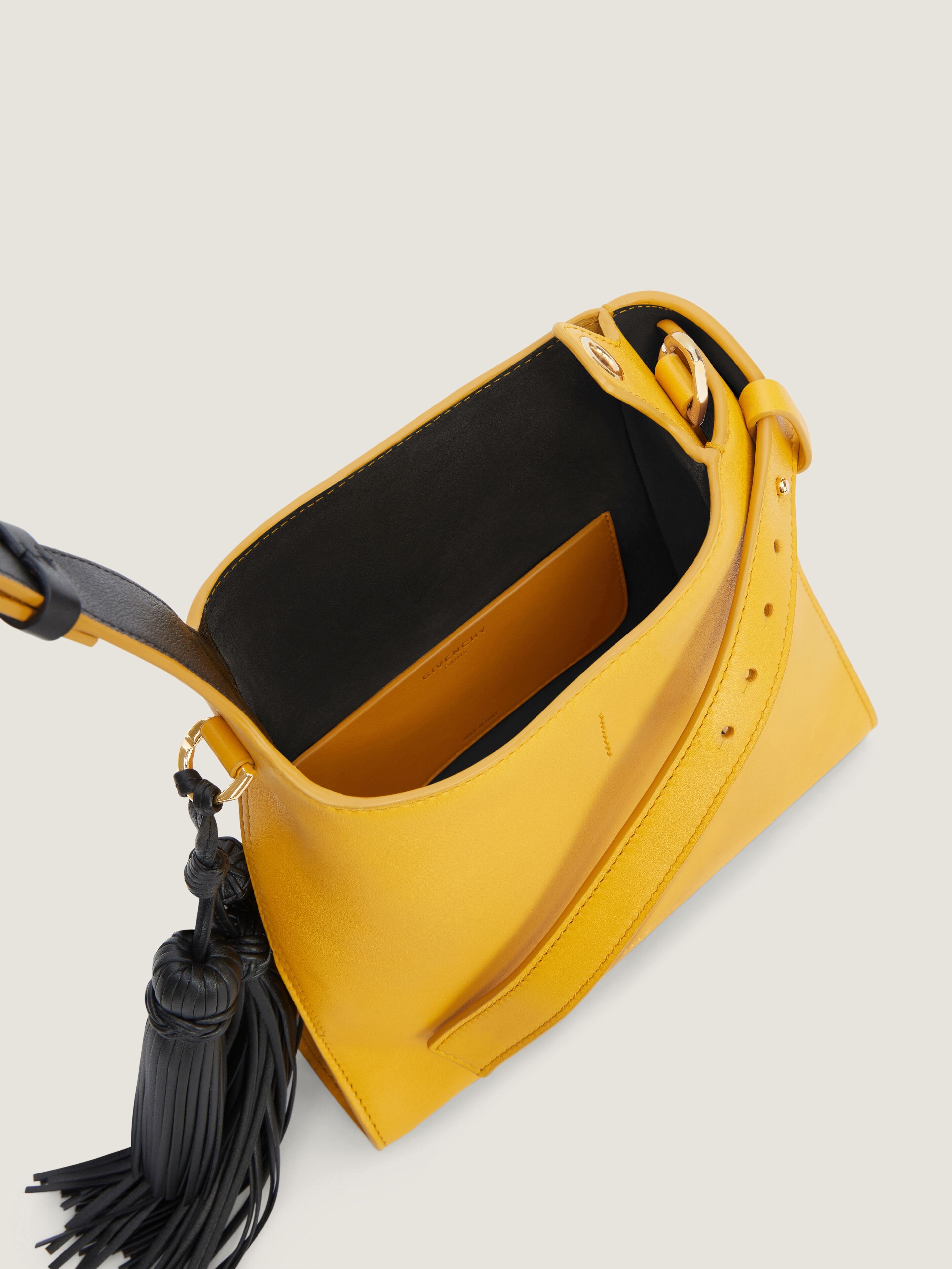 MINI BELTED HOBO BAG IN LEATHER - 4