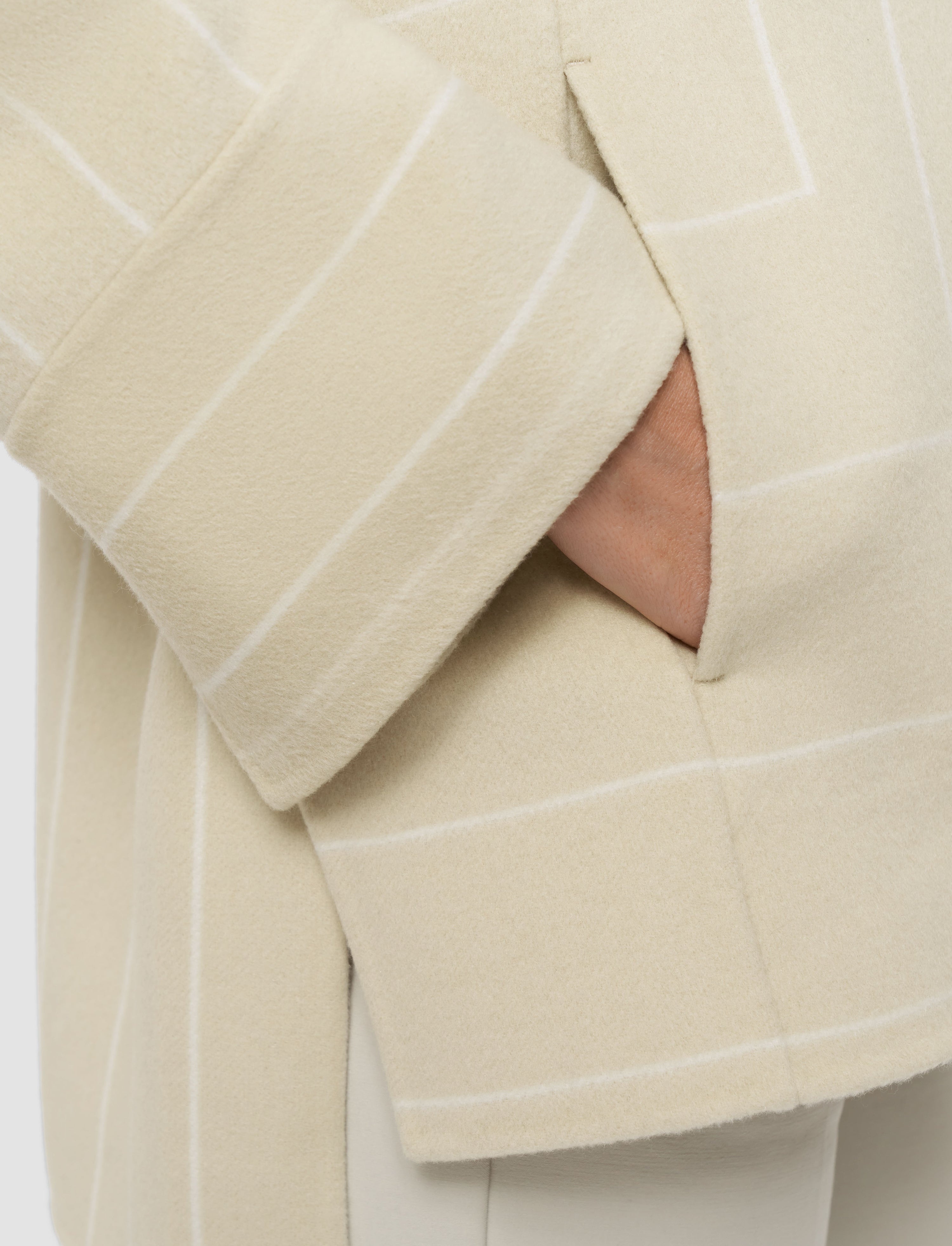 Molitor Geometric Double Face Wool Coat - 5