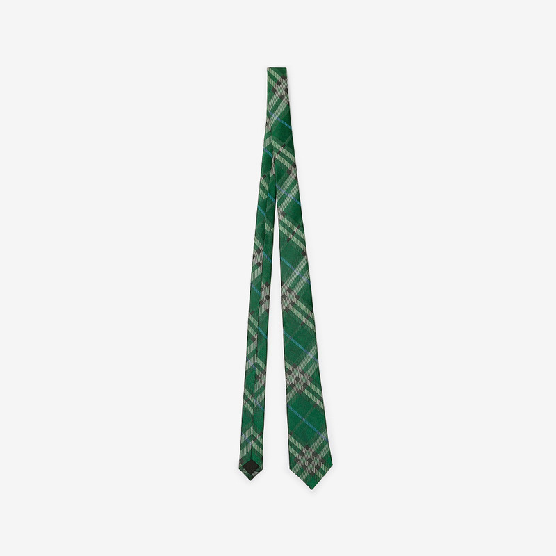 Check Silk Tie 1